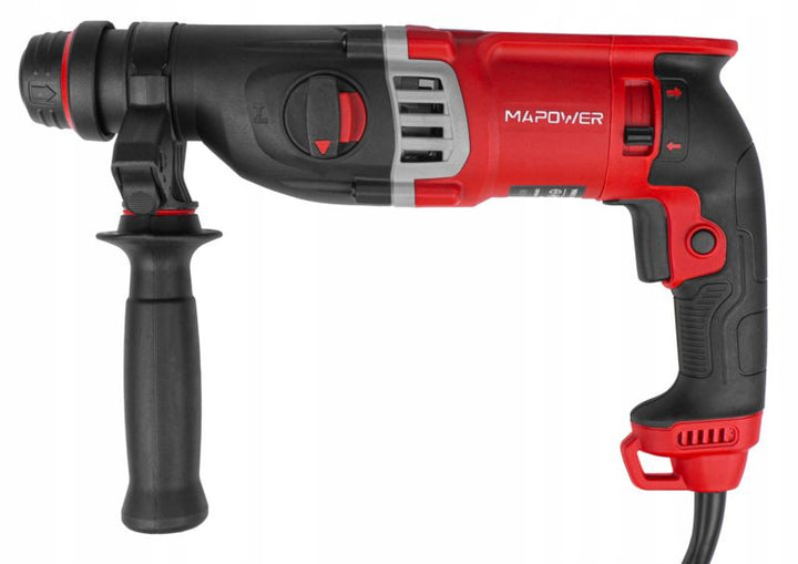 MAPOWER 1200W SDS Plus borehammer – komplet