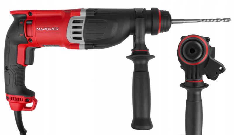 MAPOWER 1200W SDS Plus borehammer – komplet