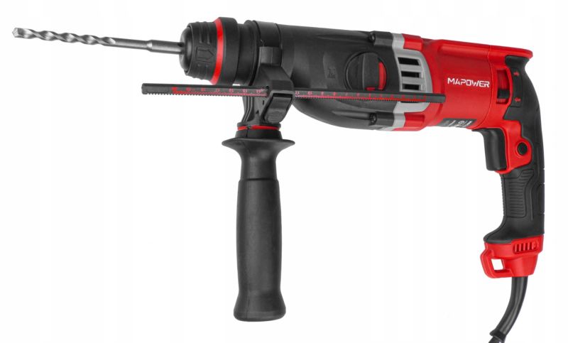 MAPOWER 1200W SDS Plus borehammer – komplet