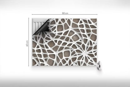 Magnetisk Radiatormåtte 80x60 cm Grå