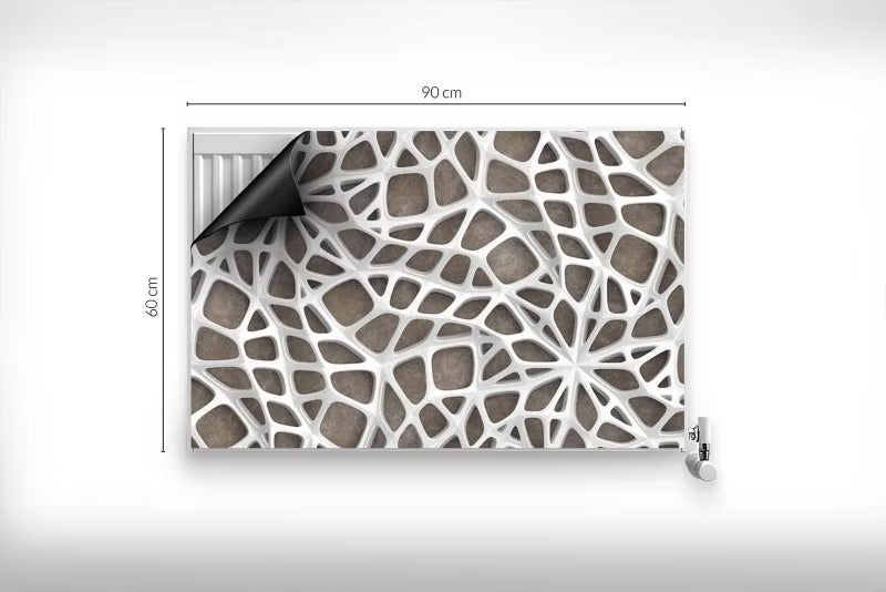 Magnetisk Radiatormåtte 90x60 cm Spindelvæv