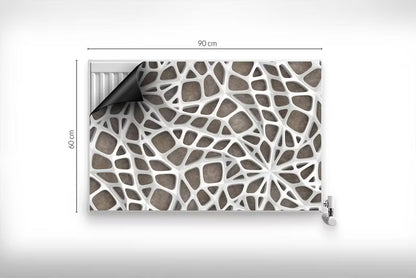 Magnetisk Radiatormåtte 90x60 cm Spindelvæv