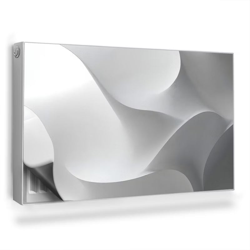 Magnetisk Radiatorskjuler 100x60 cm Geometrisk Grå