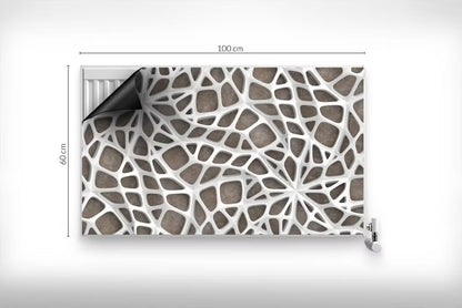 Magnetisk Radiatorskjuler 100x60 cm Spindelvæv Mønster