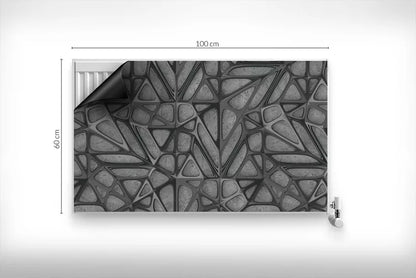 Magnetisk Radiatorskjuler 100x60 cm Metalstruktur