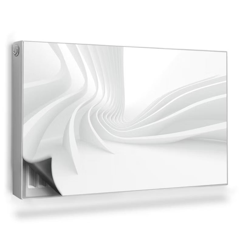 Magnetisk Radiatorskjuler 100x60 cm Geometriske Bølger
