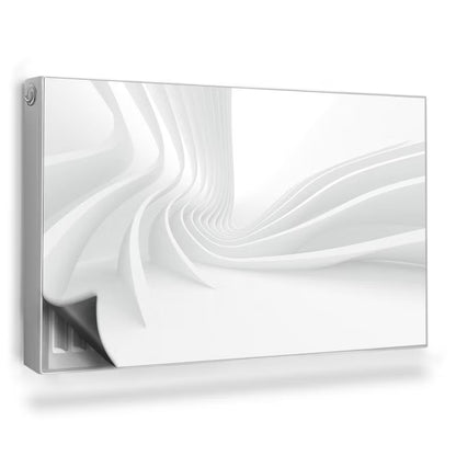 Magnetisk Radiatorskjuler 100x60 cm Geometriske Bølger
