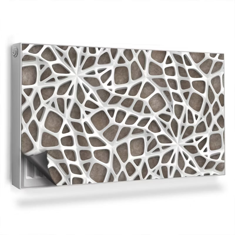 Magnetisk Radiatorskjuler 110x60 cm Grå