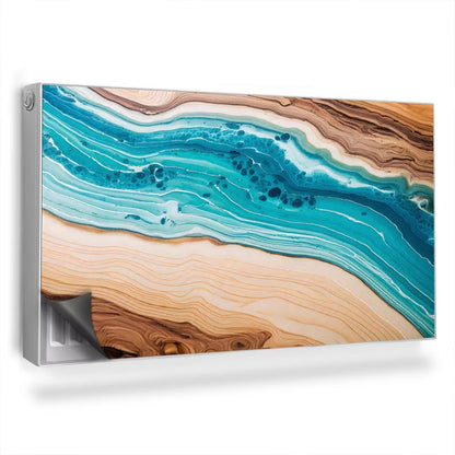 Magnetisk Radiatorskjuler 110x60 cm Blå