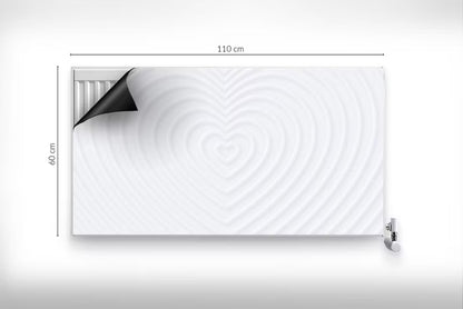 Magnetisk Radiatorskjuler 110x60 cm Hjerter