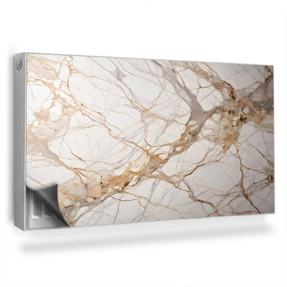 Magnetisk Radiatorskjuler 110x60 cm Marmor Beige