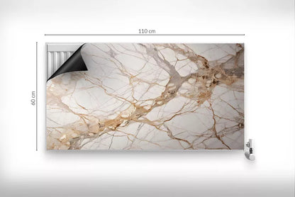 Magnetisk Radiatorskjuler 110x60 cm Marmor Beige
