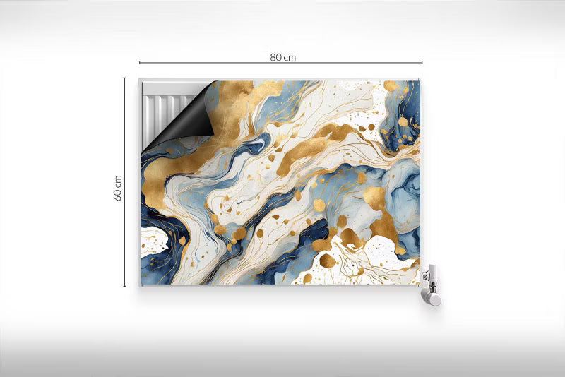Magnetisk Radiatorskjuler 80x60 cm Blå
