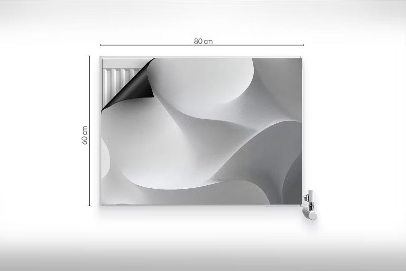 Magnetisk Radiatorskjuler 80x60 cm Geometrisk