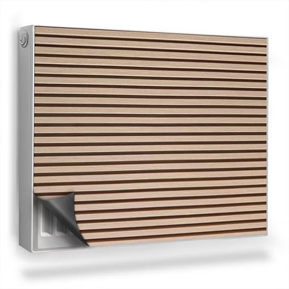 Magnetisk Radiatorskjuler 80x60 cm Lyst Trælook