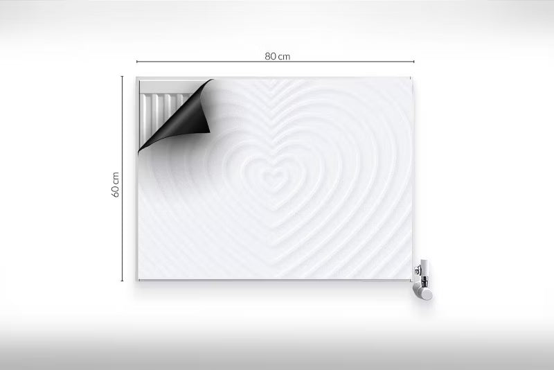 Magnetisk Radiatorskjuler 80x60 cm Hjerter