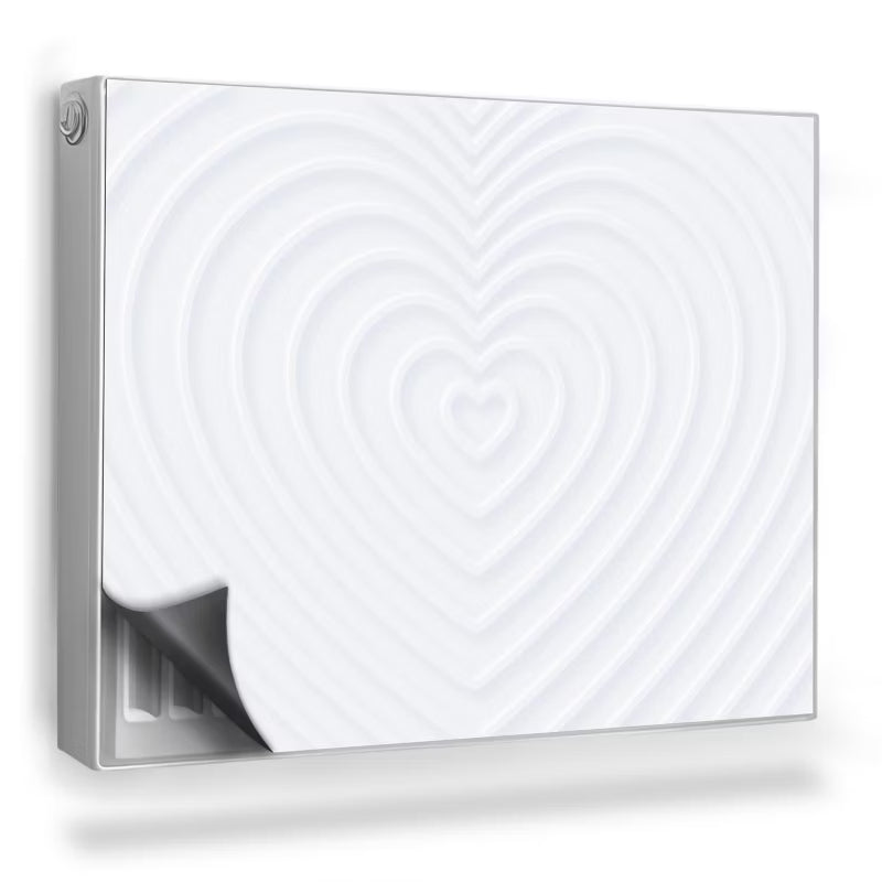 Magnetisk Radiatorskjuler 80x60 cm Hjerter