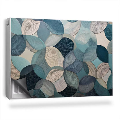 Magnetisk Radiatorskjuler 90x60 cm Cirkler Blå