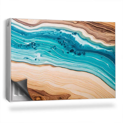 Magnetisk Radiatorskjuler 90x60 cm Blå