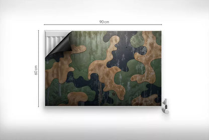 Magnetisk Radiatorskjuler 90x60 cm Camouflage