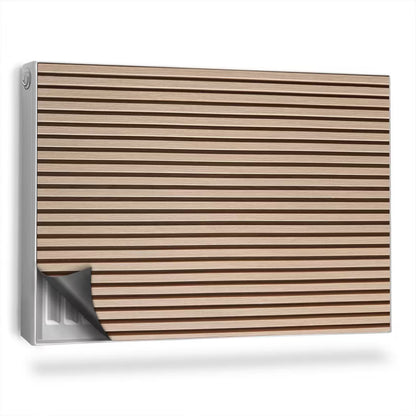Magnetisk Radiatorskjuler 90x60 cm Lys Trælook