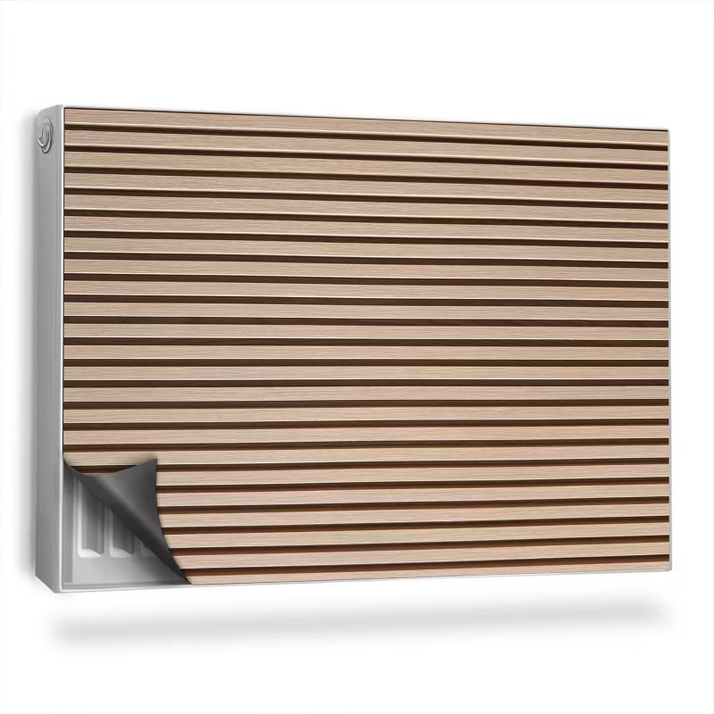 Magnetisk Radiatorskjuler 90x60 cm Lys Trælook