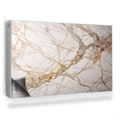 Magnetisk Radiatorskjuler Marmor 100x60 cm Beige