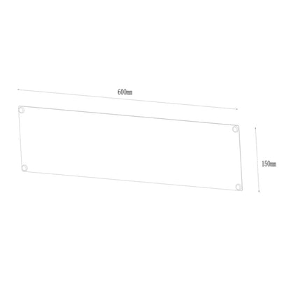 Magnetpanel Pecel 60x15 cm Grå