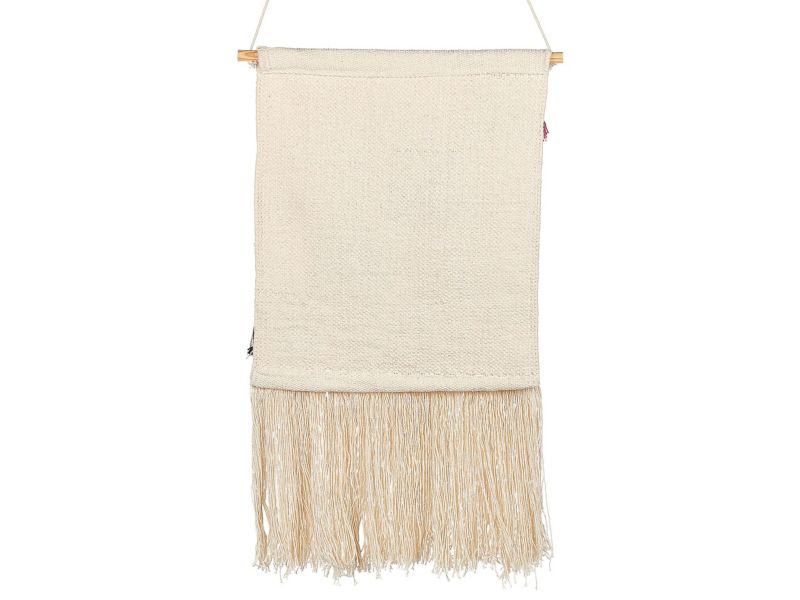 Burewala makramé vægdekoration i bomuld beige 1 stk.