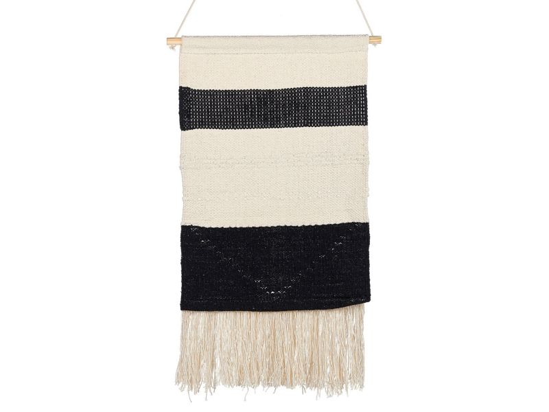 Makramé vægophæng Daska i bomuld beige 1 stk.