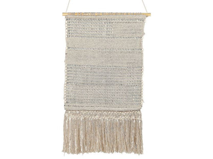 Gujrat vægmakrame i bomuld beige 1 stk.