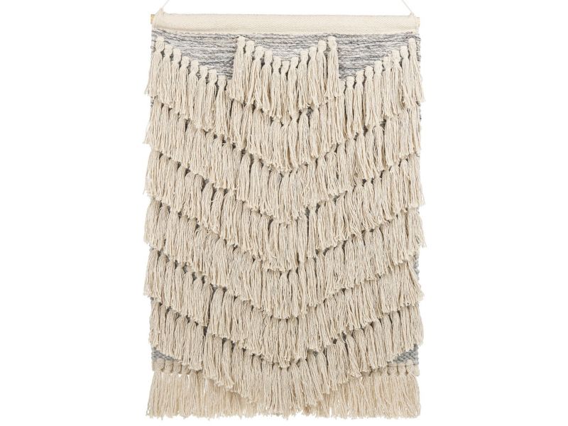 Makramé vægophæng Kotra bomuld beige 1 stk.