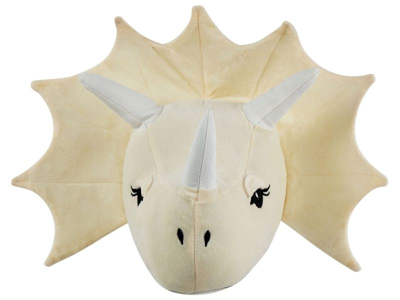 Makramé vægdekoration Rexx i lys beige, 1 stk.