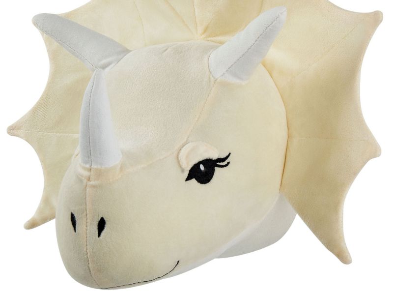 Makramé vægdekoration Rexx i lys beige, 1 stk.