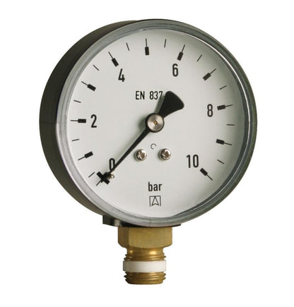Varmemanometer RF63 0-4 bar 1/4" RAD