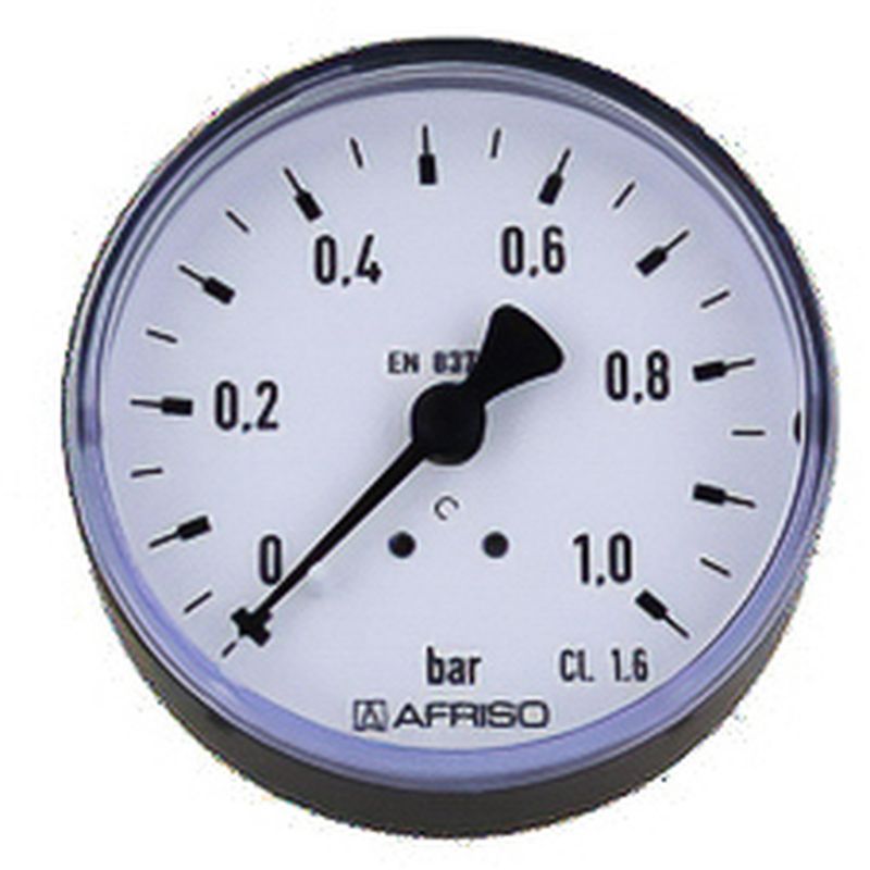 Standard Manometer RF63 D201 0-1.6 bar 1/4" RAD