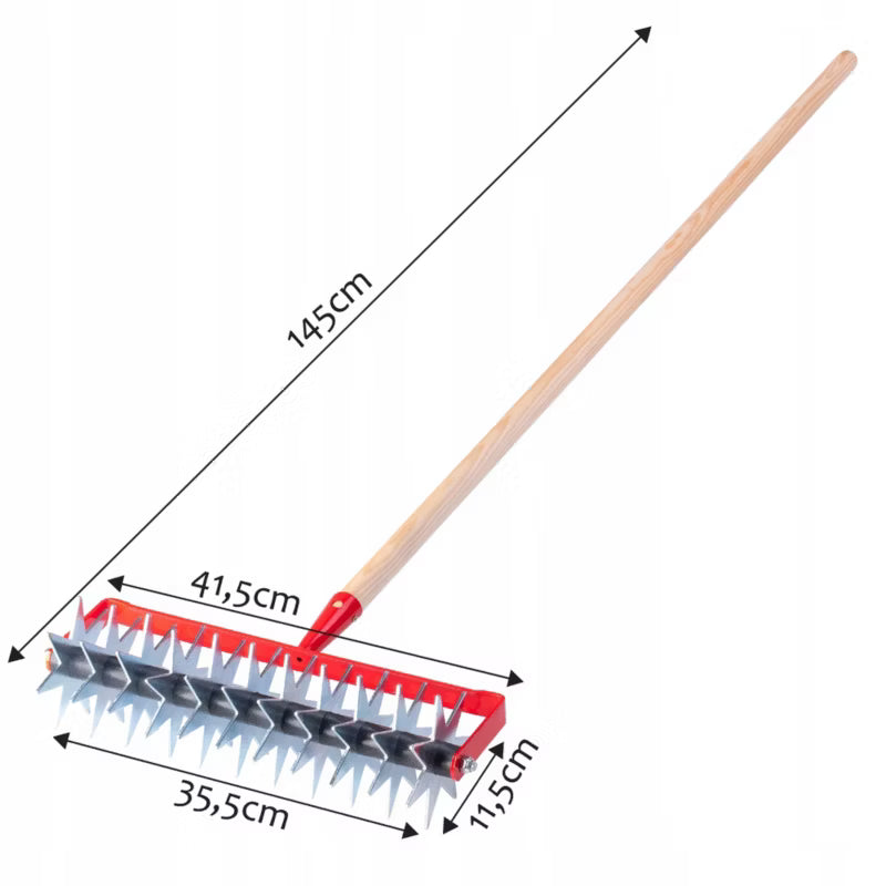 Manuel Kultivator 145 cm Roterende Stjernehjul