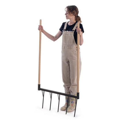 Manuel Plænelufter 63 cm med Skaft Sort