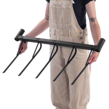 Manuel Plænelufter Vertikalskærer 41 cm Uden Skaft Sort