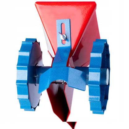 Manuel Såmaskine 18x12 cm Rød
