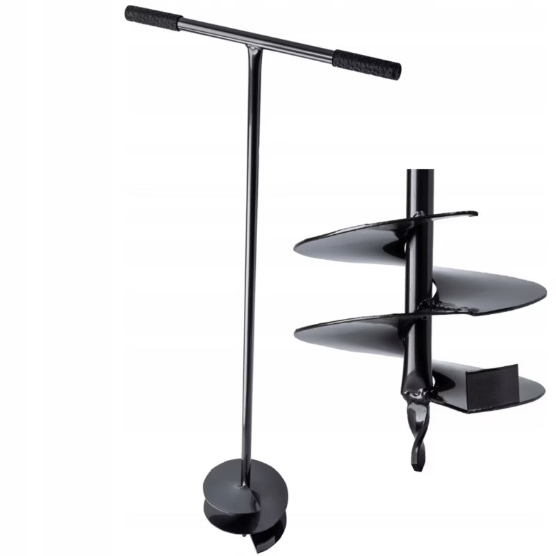 Manuelt Jordbor 25 cm Metal