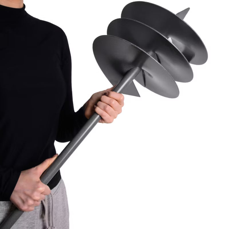 Manuelt Pælebor 23 cm Stål