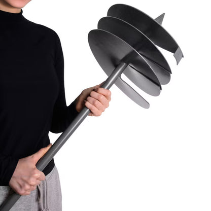 Manuelt Pælebor 26 cm Stål