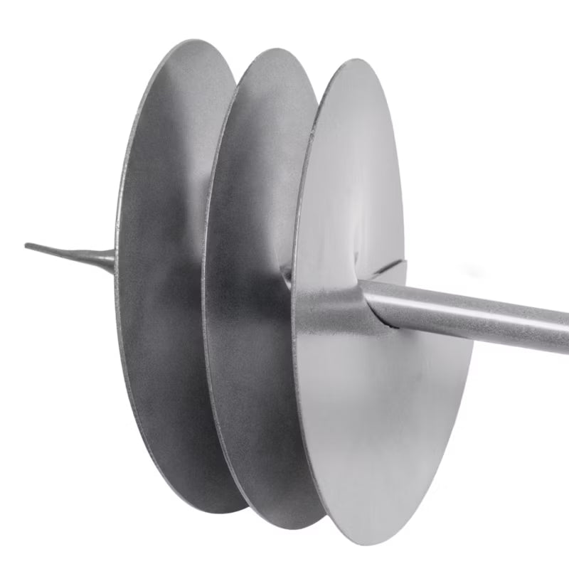Manuelt Pælebor 26 cm Stål