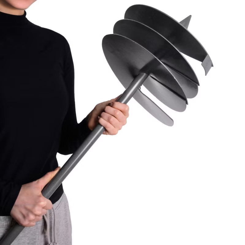 Manuelt Pælebor 26 cm Stål