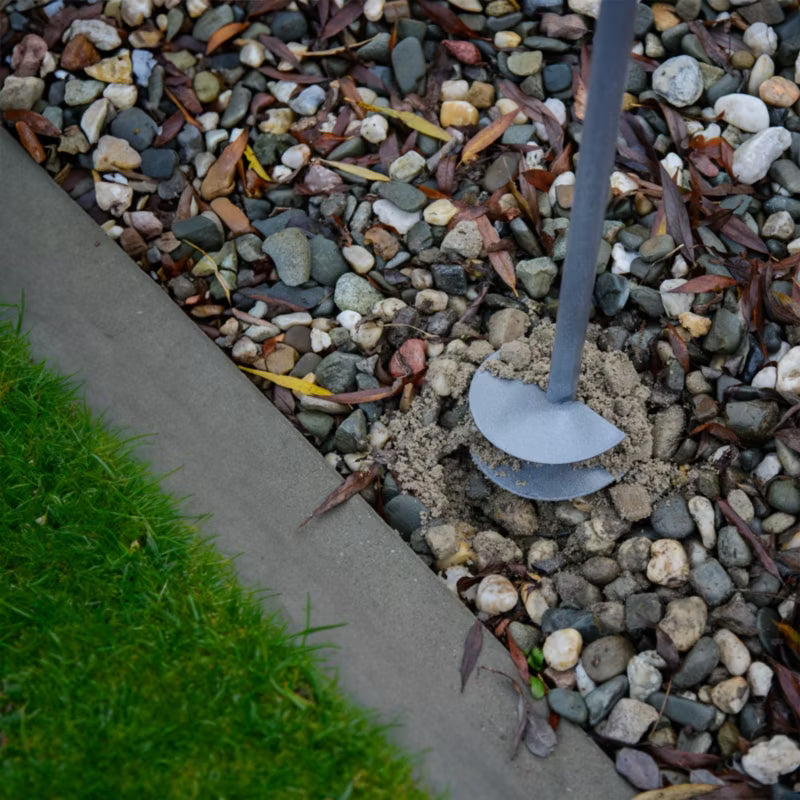 Manuelt Pælebor 26 cm Stål