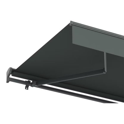 Markise Jagua 5x3 m Halvkassette Grå