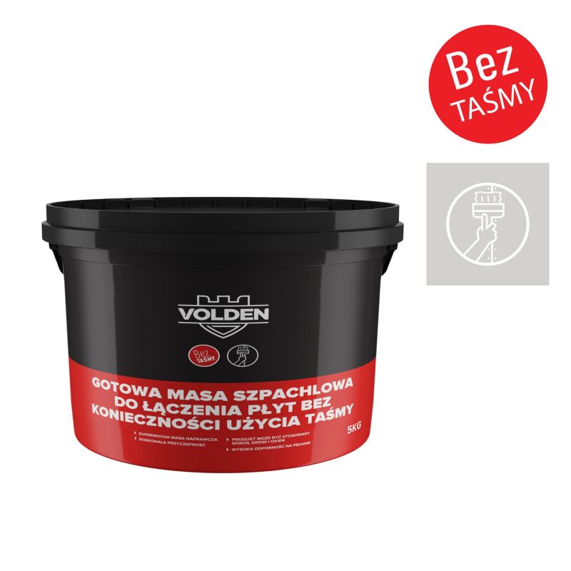 Volden sammensætningsmasse til gipsplader uden tape 5 kg