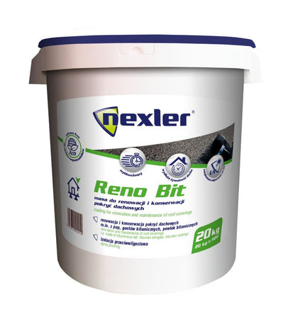 Bitumenmasse Reno Bit 20 kg Sort
