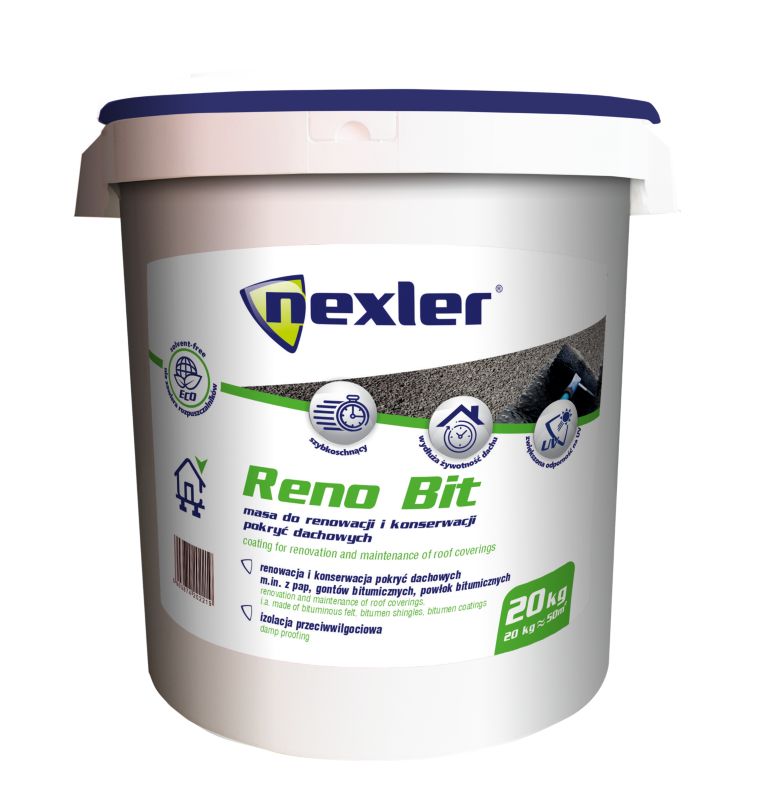 Bitumenmasse Reno Bit 20 kg Sort
